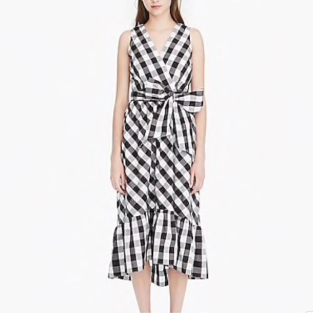 J. Crew Gingham Dress NWT